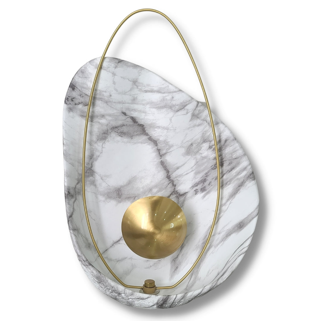 Marble Ostrich Egg Wall Lamp