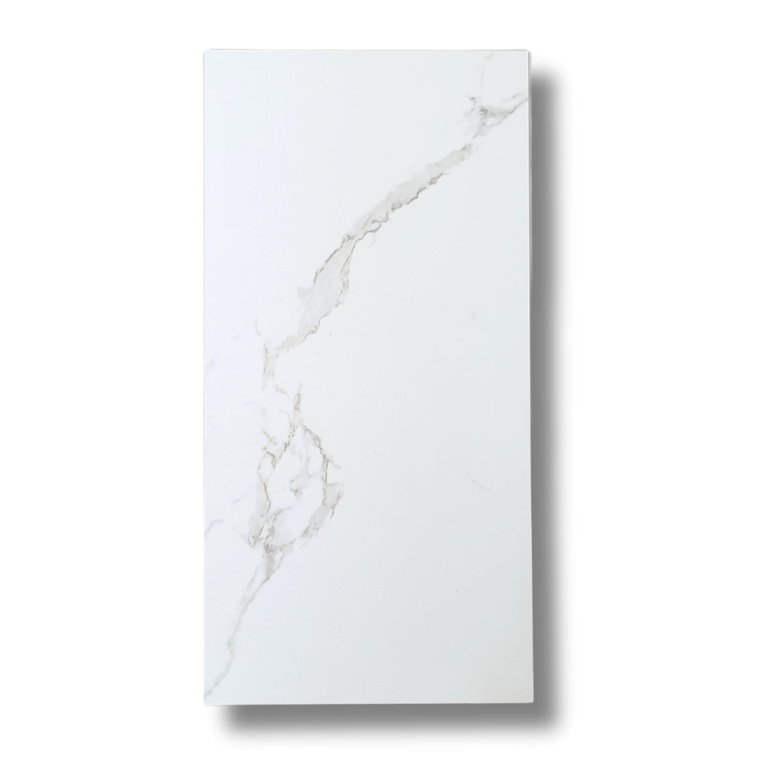 Eternal Bianco Marble Carrara SPC Interlock Flooring