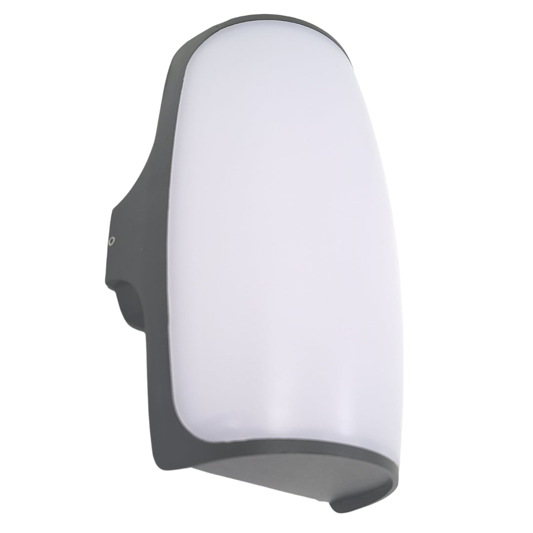 Black LED Future Wall Light