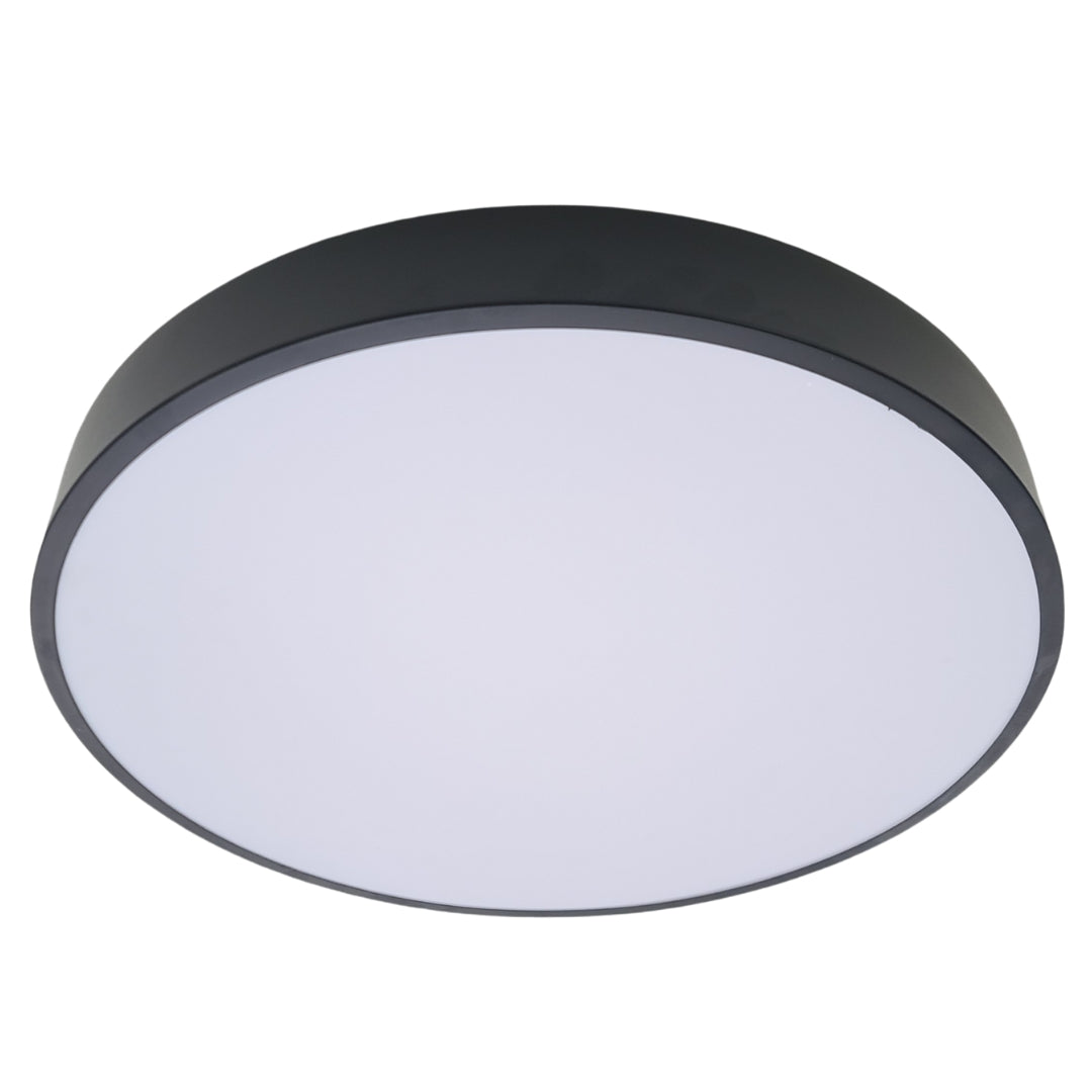 5 pcs Bundle Black LED Round Flushmount Wall Light