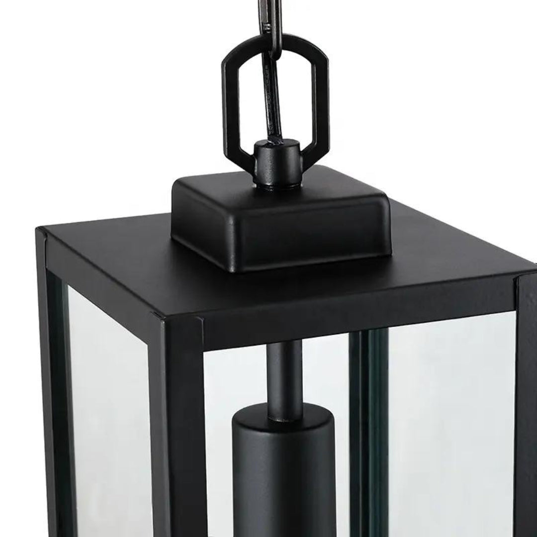 Black Moderntique Indoor and Outdoor Pendant Light