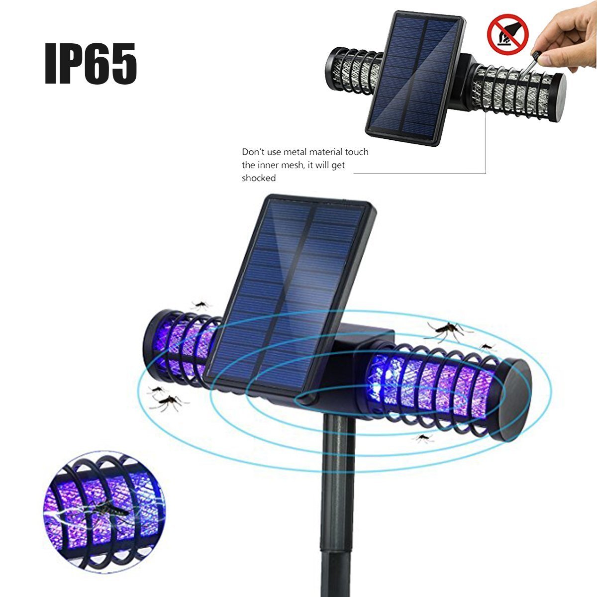Solar Mosquito Killer UV LED Lamp