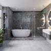 Gray Carrara Marble Wall Panel 96