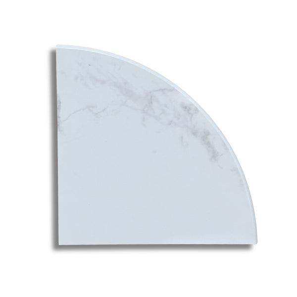 White Carrara Marble Shampoo Shelf