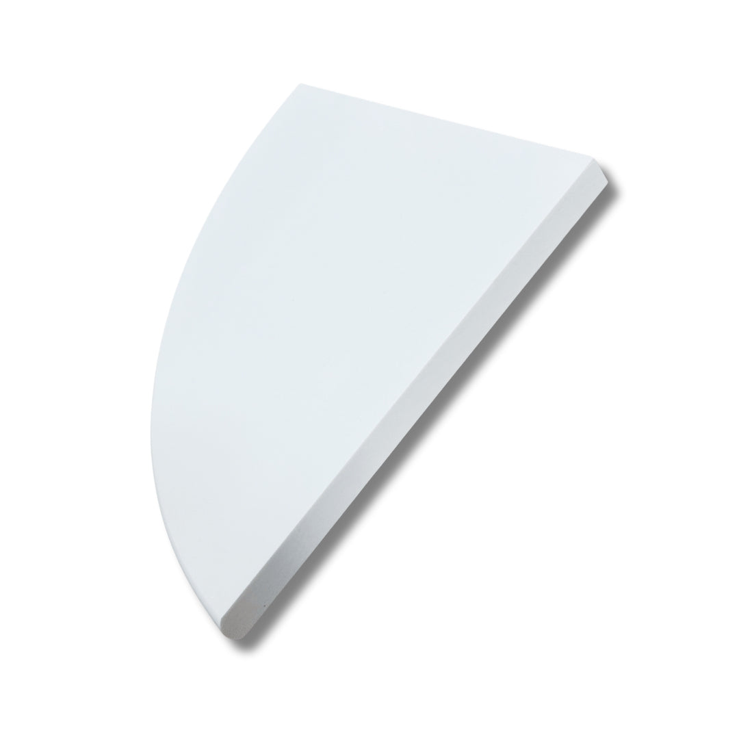 Pure White Marble Shampoo Shelf 9" x 9"