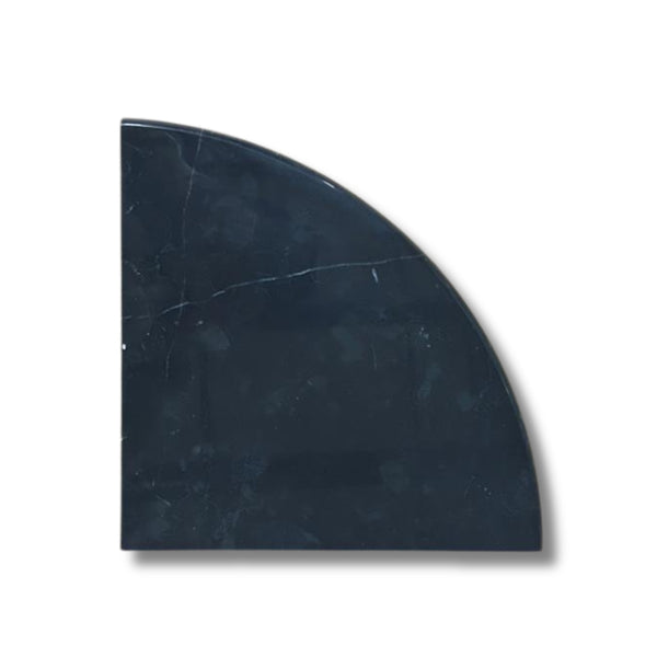 Black Adamantium Carrara Marble Shampoo Shelf