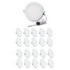 BOGO 2x1 10W Recessed Lights 4 Inch LED Downlights for Ceilings and Drywalls 10pcs (20 pcs total)