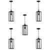 5 pcs Bundle Black Moderntique Indoor and Outdoor Pendant Light