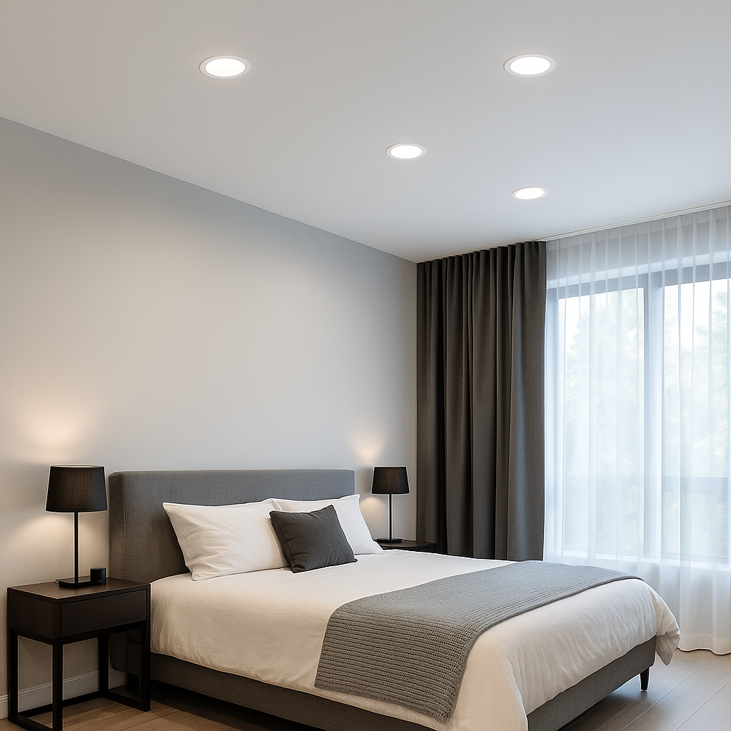 BOGO 2x1 10W Recessed Lights 4 Inch LED Downlights for Ceilings and Drywalls 10pcs (20 pcs total)