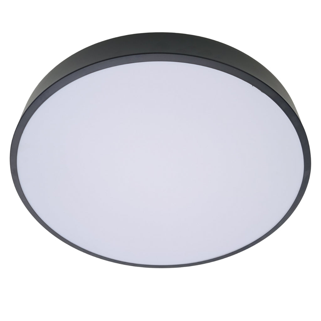 5 pcs Bundle Black LED Round Flushmount Wall Light