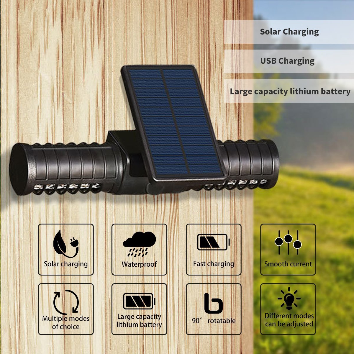 Solar Mosquito Killer UV LED Lamp