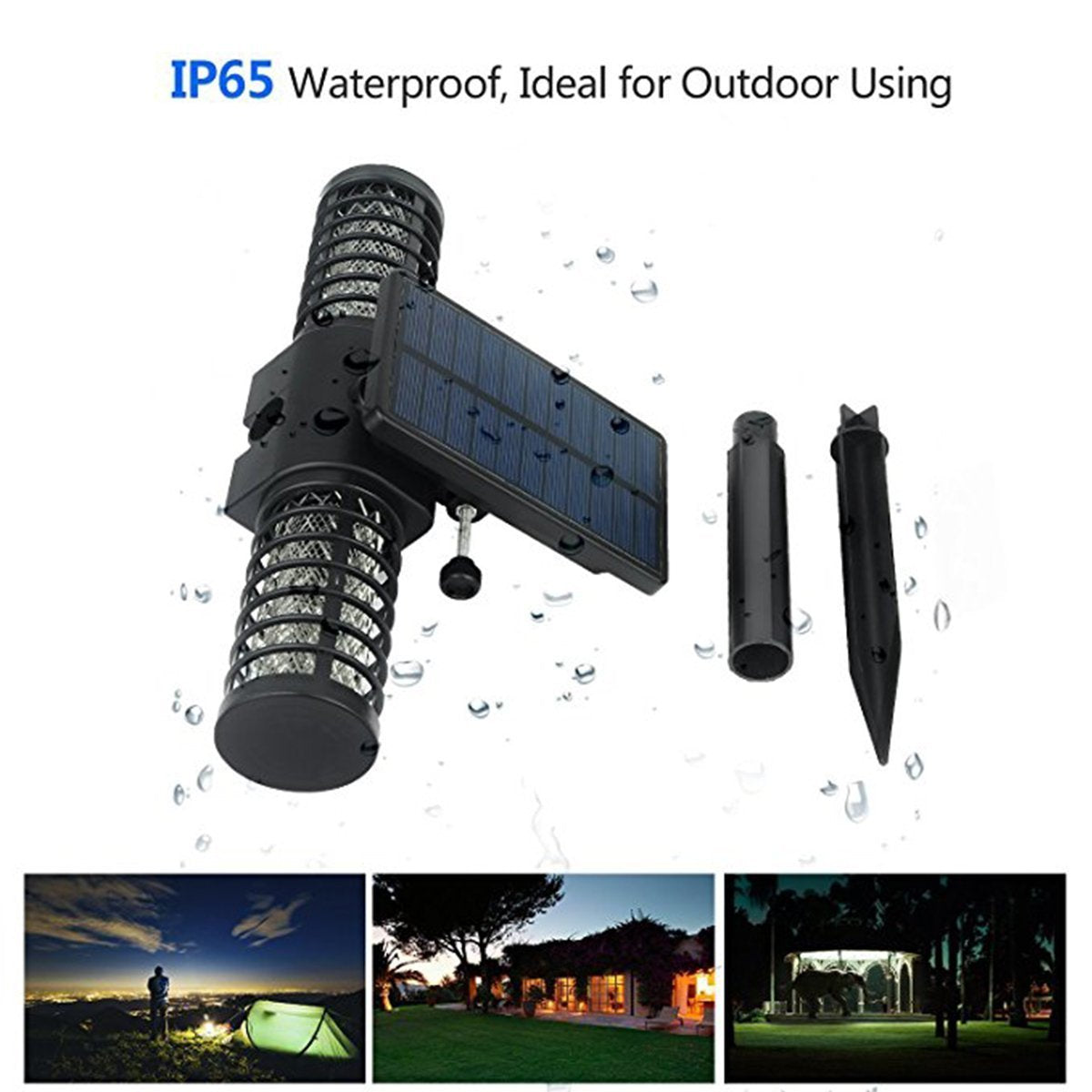 Solar Mosquito Killer UV LED Lamp